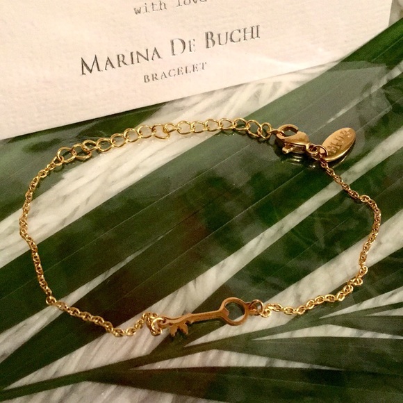 ✨NWT ✨ Marina de Buchi LUXE Charm Bracelet - Give the Key 🔑 to your heart! ❤️ - Picture 4 of 8